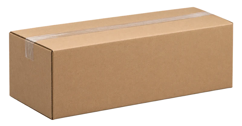 2 × 60 g Double Donuts · all four flavours: Dedicated plain kraft carton with clear sealing tape.