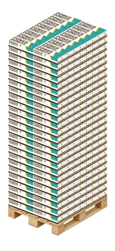 Power Donuts: arranged EUR pallet with 400 cases